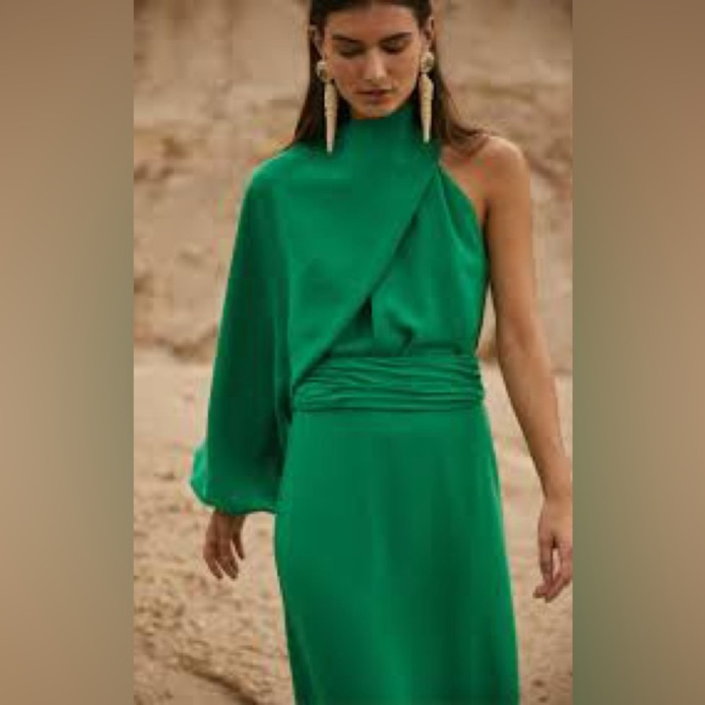 Johanna Ortiz Susurros Ancestrales crêpe Midi Dress
